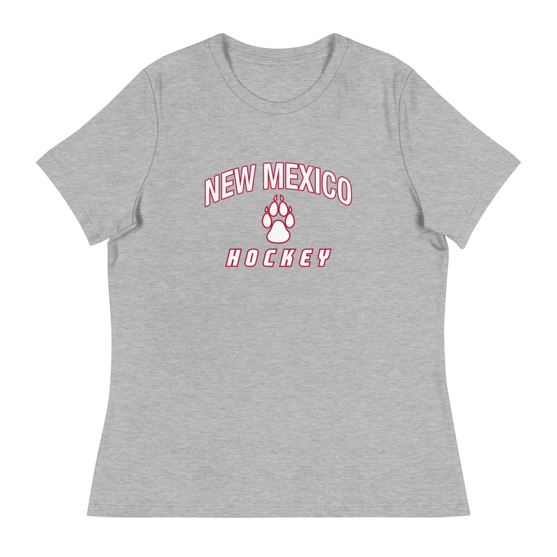 Performance | Women's Relaxed T Shirt | Lobo Women’s Ice Hockey | Script Logo