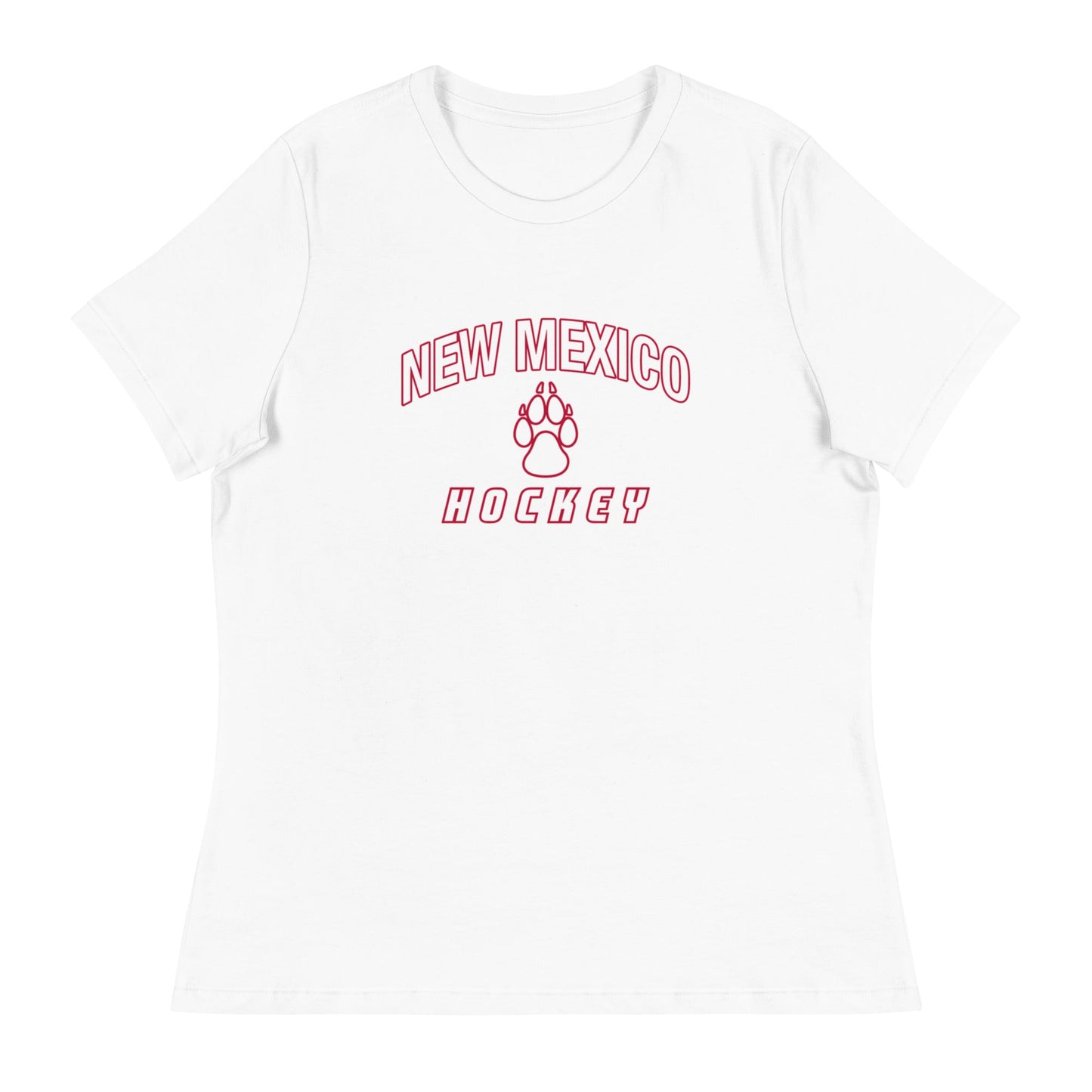 Performance | Women's Relaxed T Shirt | Lobo Women’s Ice Hockey | Script Logo