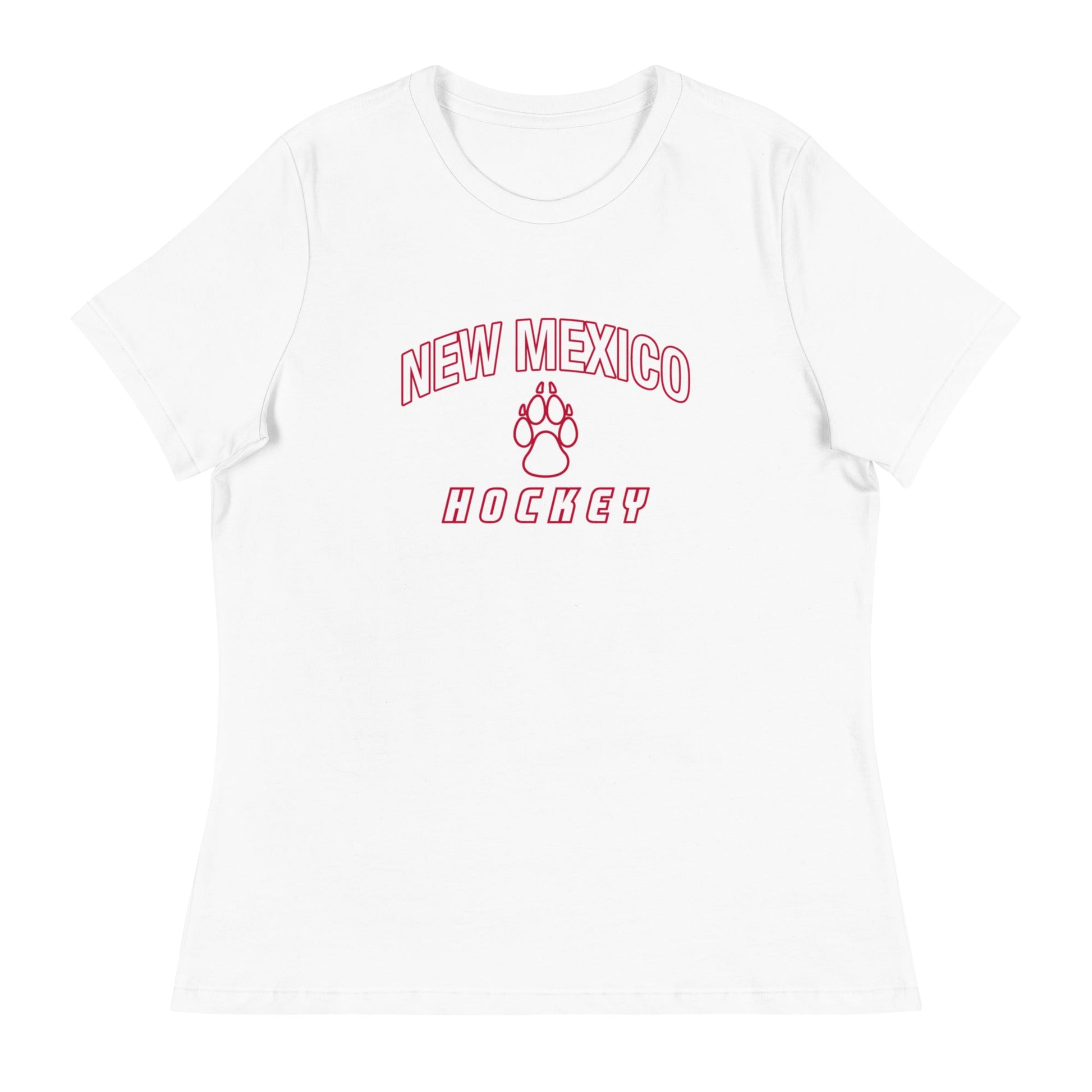 Performance | Women's Relaxed T Shirt | Lobo Women’s Ice Hockey | Script Logo
