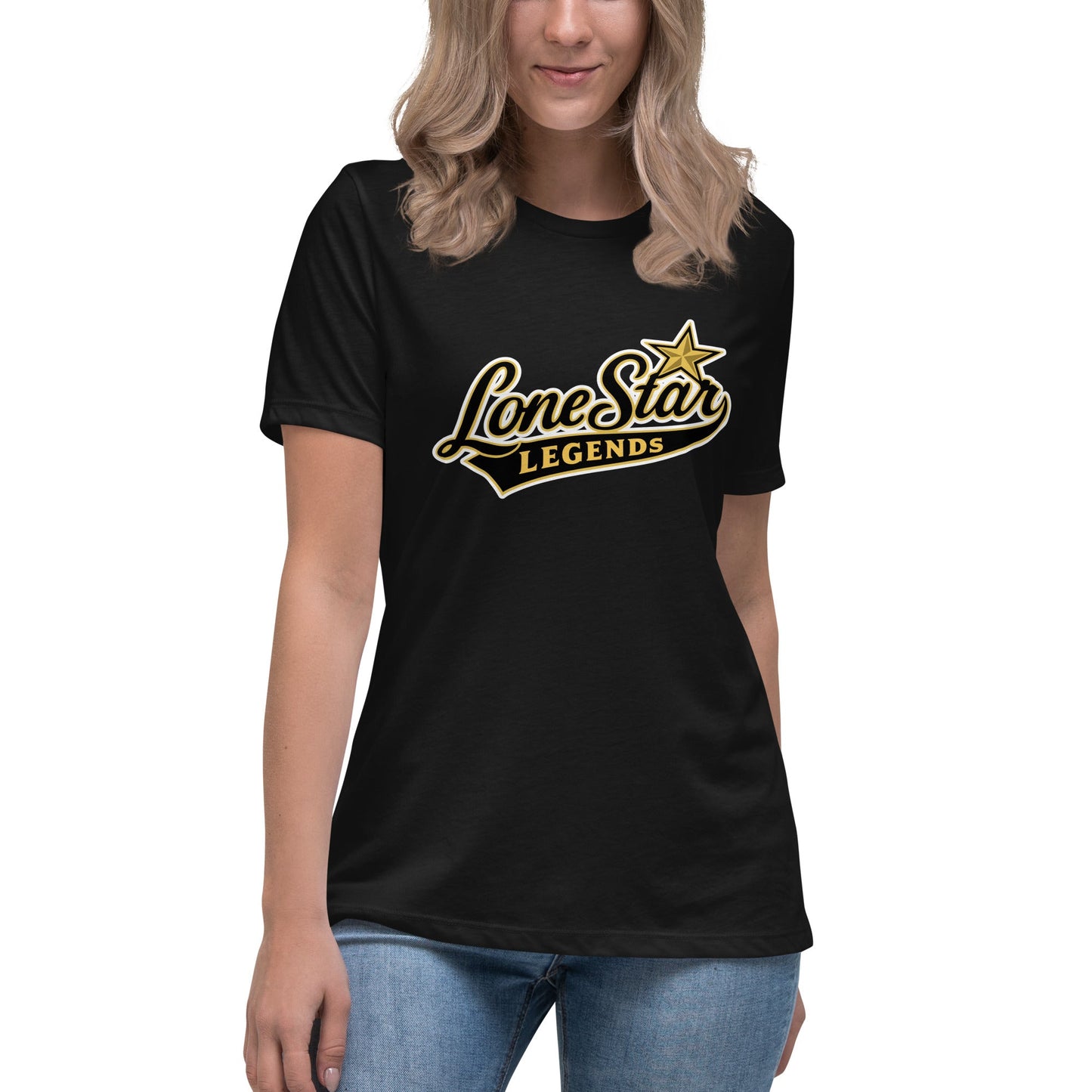 Performance | Women's Relaxed T Shirt | Lone Star legends | Script Logo