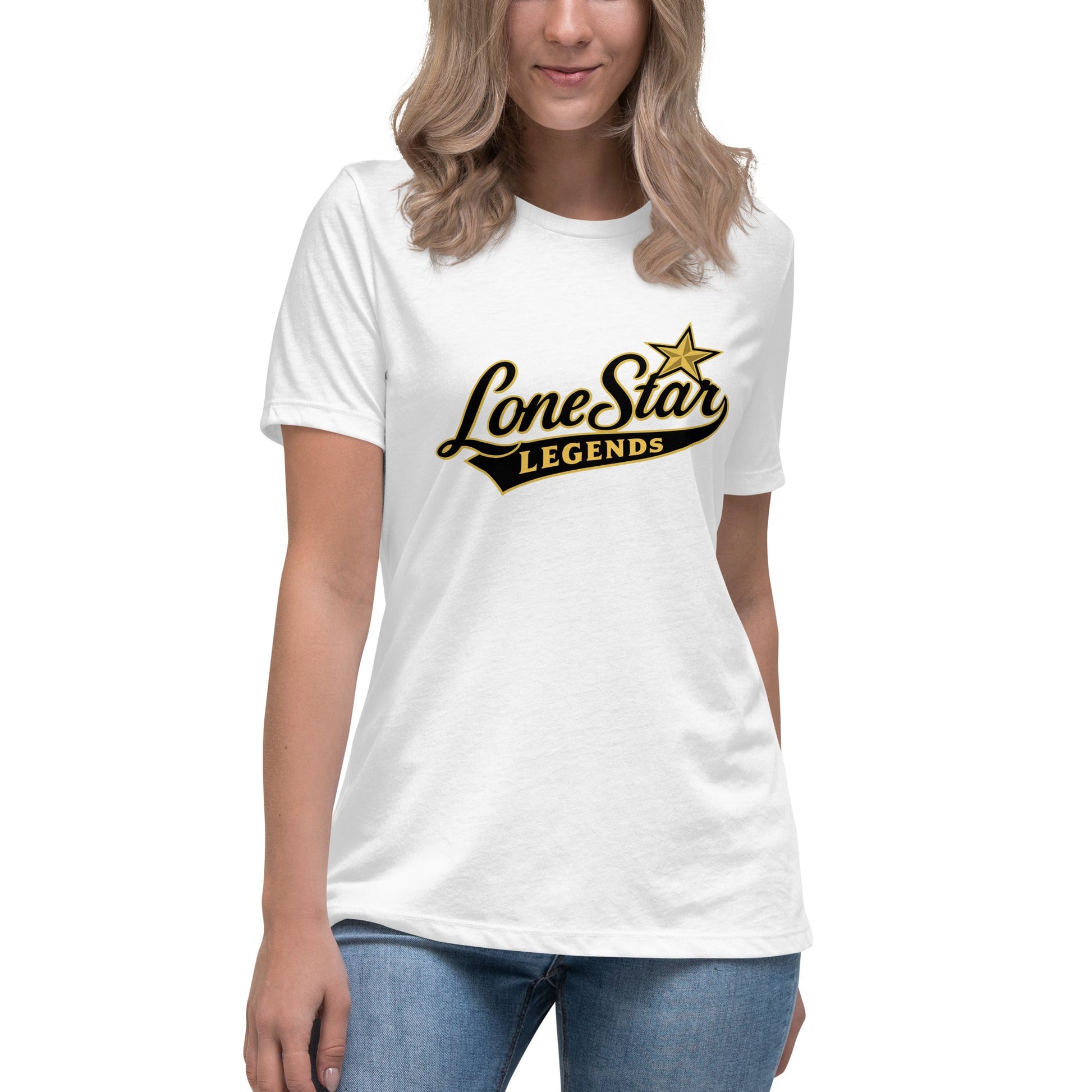 Performance | Women's Relaxed T Shirt | Lone Star legends | Script Logo