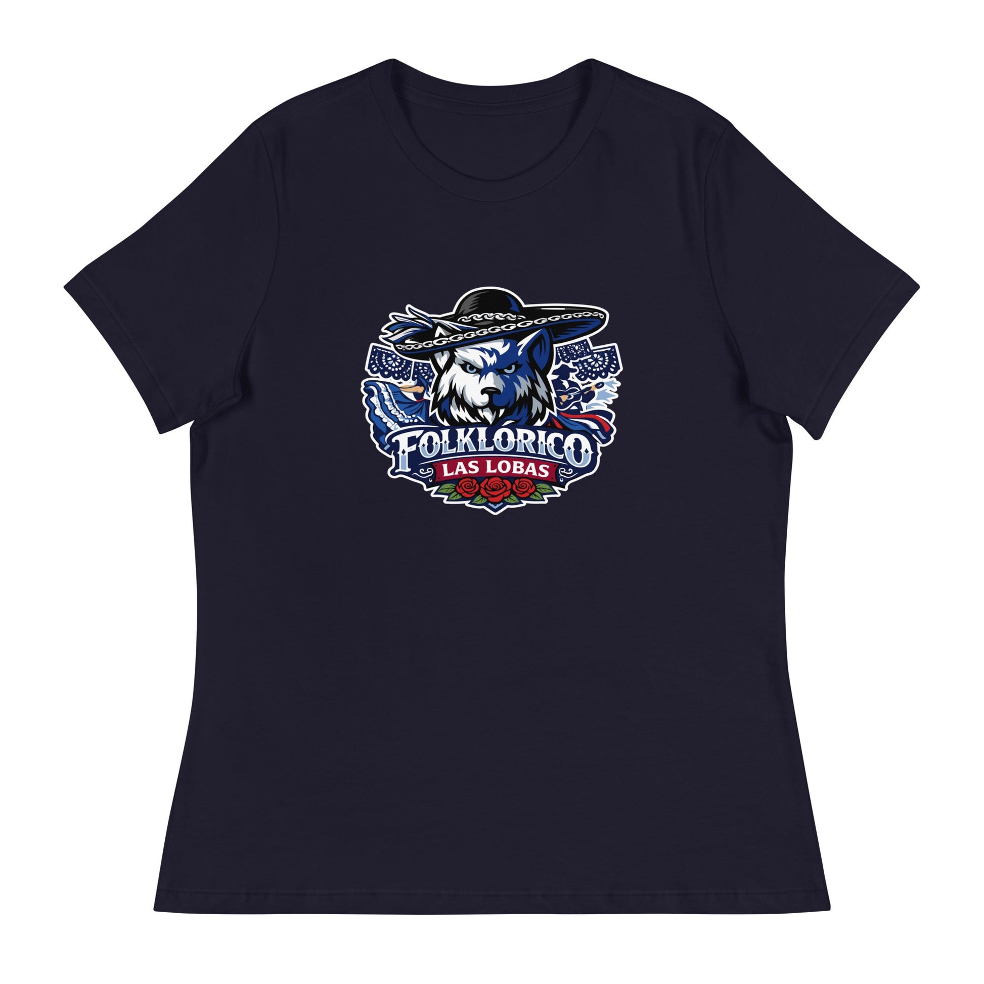 Performance | Women's Relaxed T Shirt | Los Lobitos | Las Lobas Logo
