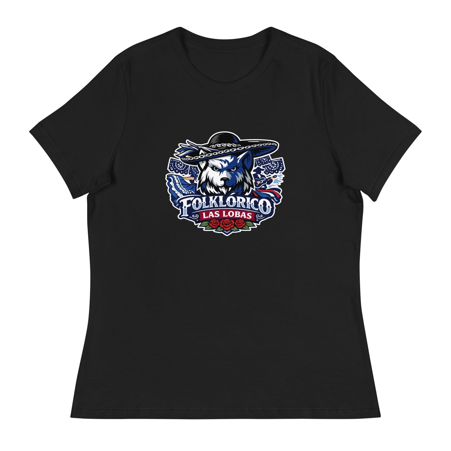 Performance | Women's Relaxed T Shirt | Los Lobitos | Las Lobas Logo