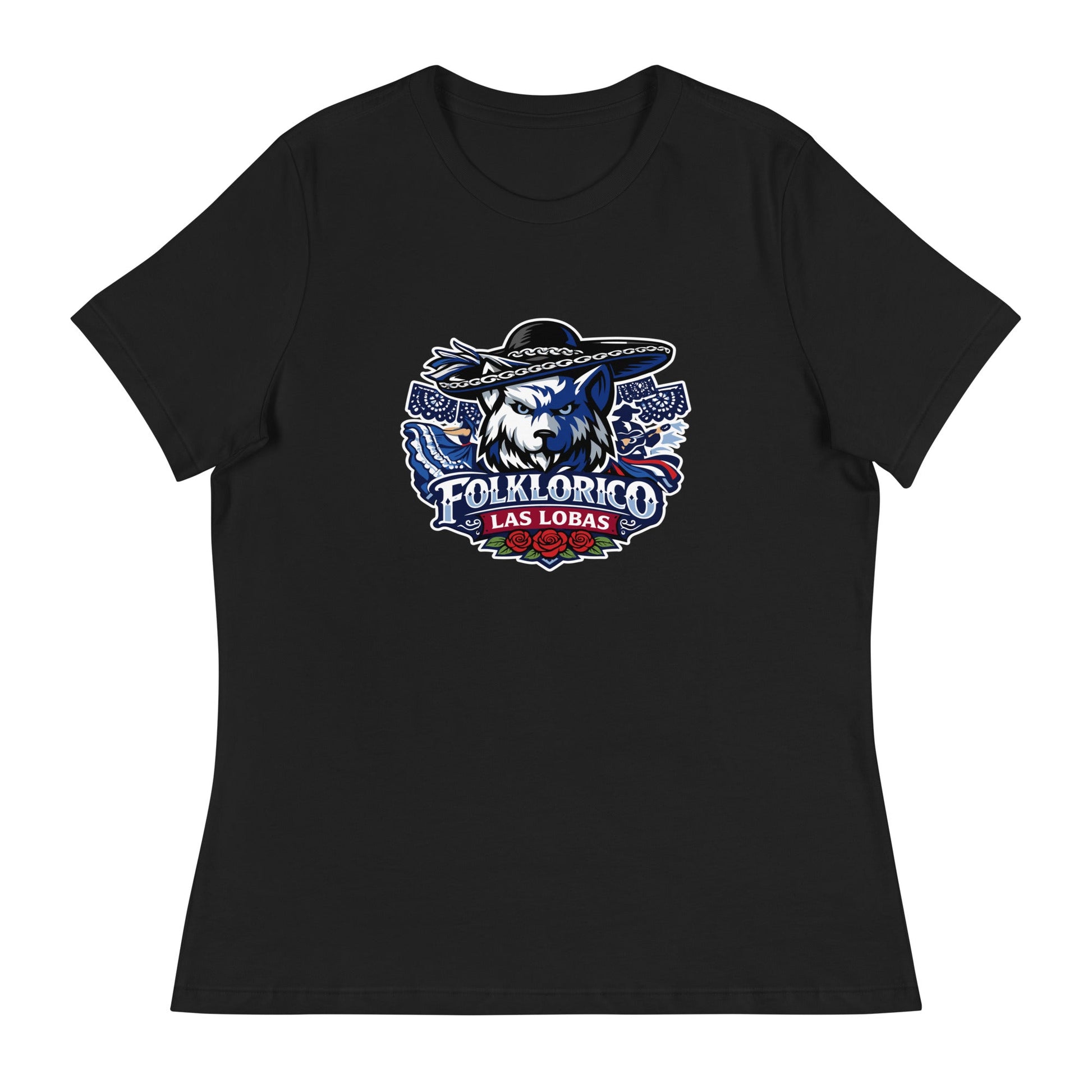 Performance | Women's Relaxed T Shirt | Los Lobitos | Las Lobas Logo