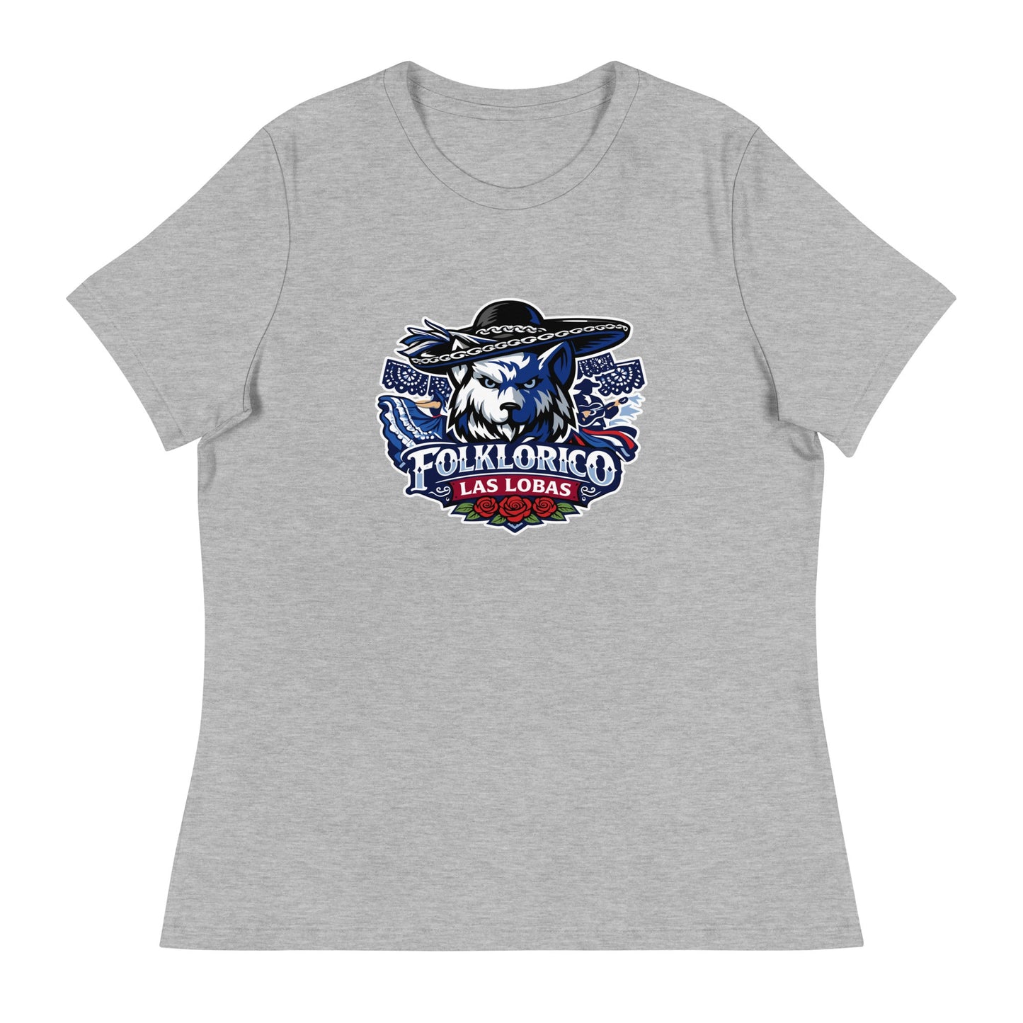 Performance | Women's Relaxed T Shirt | Los Lobitos | Las Lobas Logo