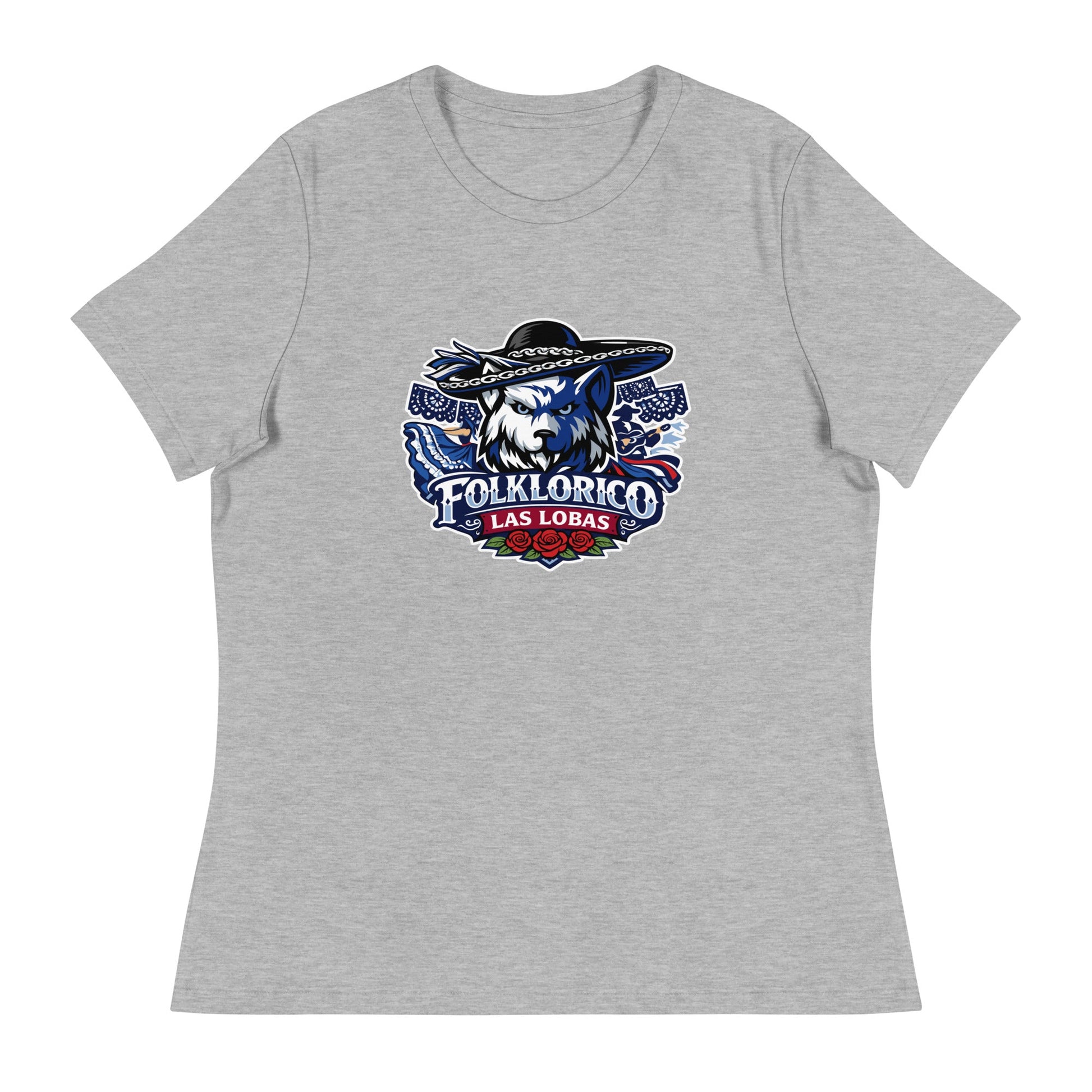Performance | Women's Relaxed T Shirt | Los Lobitos | Las Lobas Logo