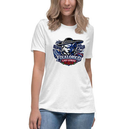Performance | Women's Relaxed T Shirt | Los Lobitos | Las Lobas Logo