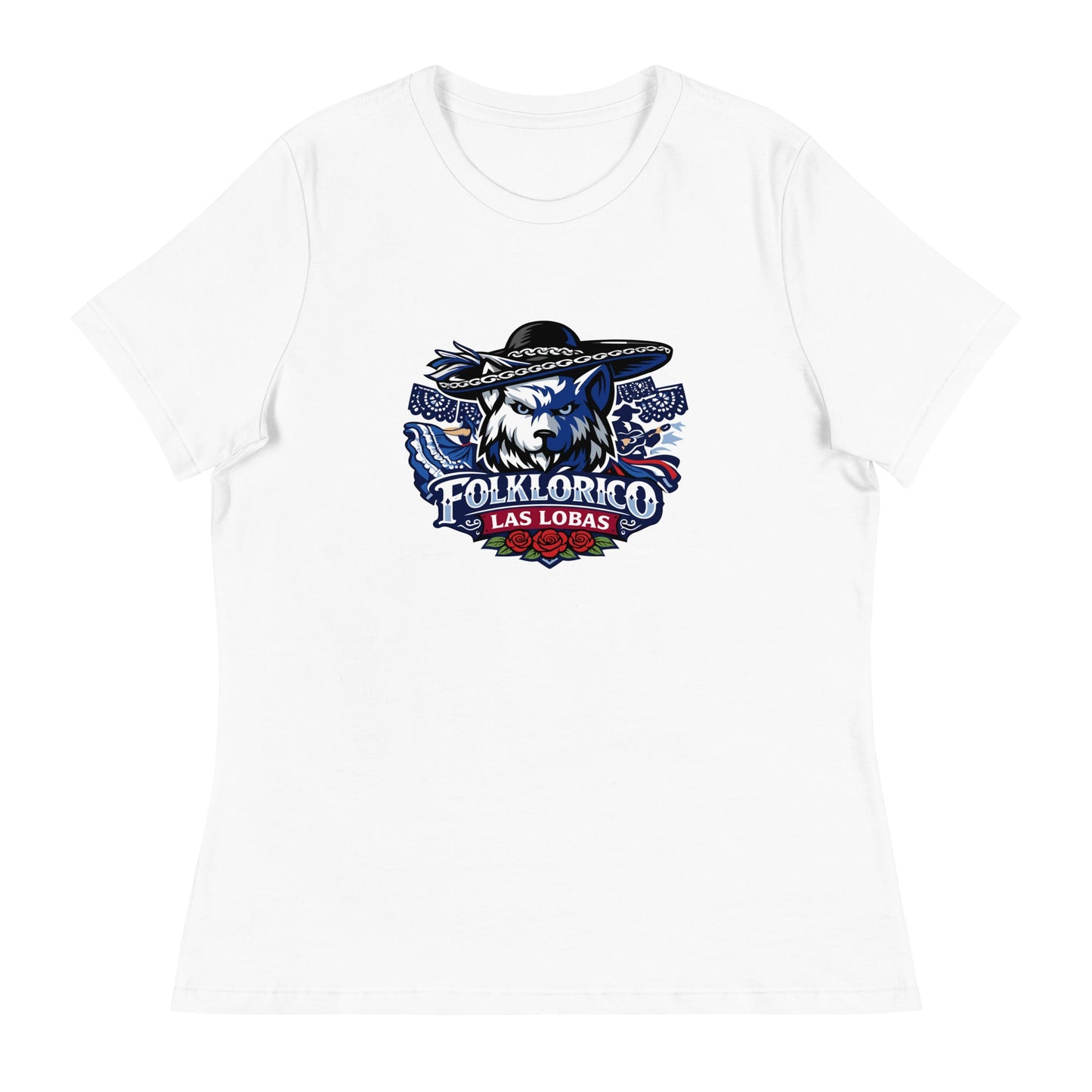 Performance | Women's Relaxed T Shirt | Los Lobitos | Las Lobas Logo