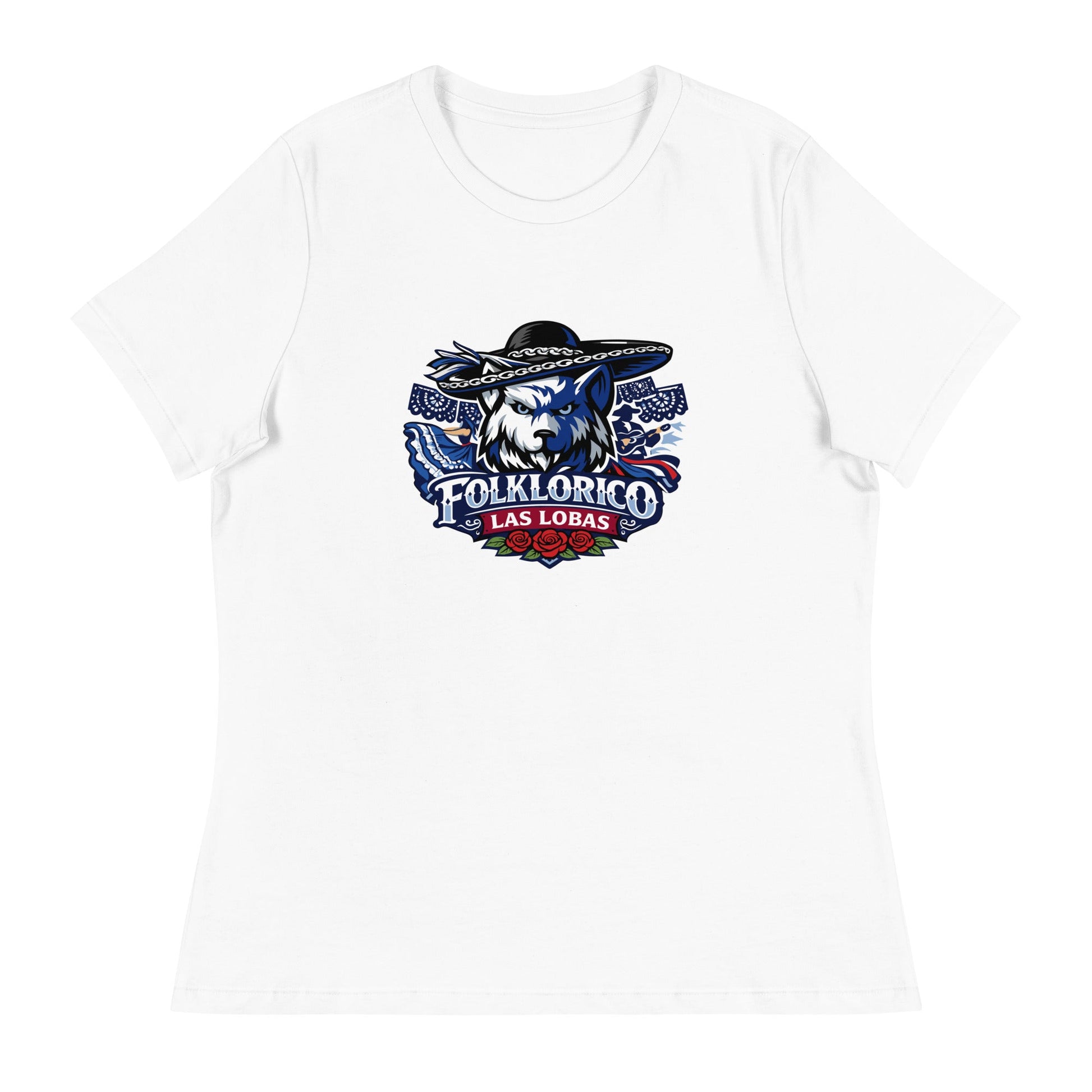 Performance | Women's Relaxed T Shirt | Los Lobitos | Las Lobas Logo