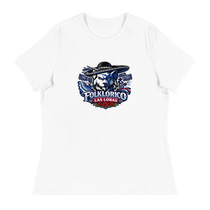 Performance | Women's Relaxed T Shirt | Los Lobitos | Las Lobas Logo