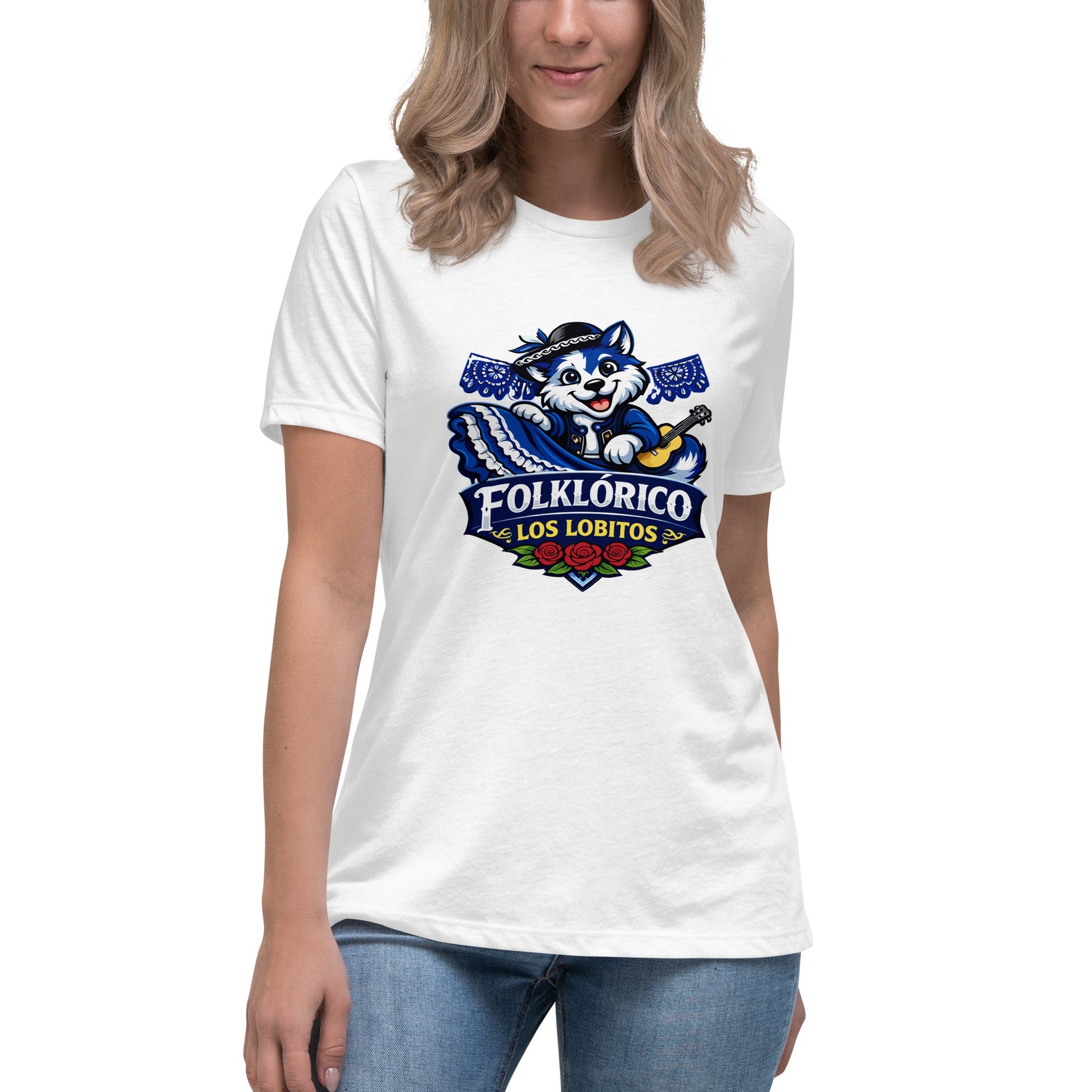 Performance | Women's Relaxed T Shirt | Los Lobitos | Los Lobitos Logo
