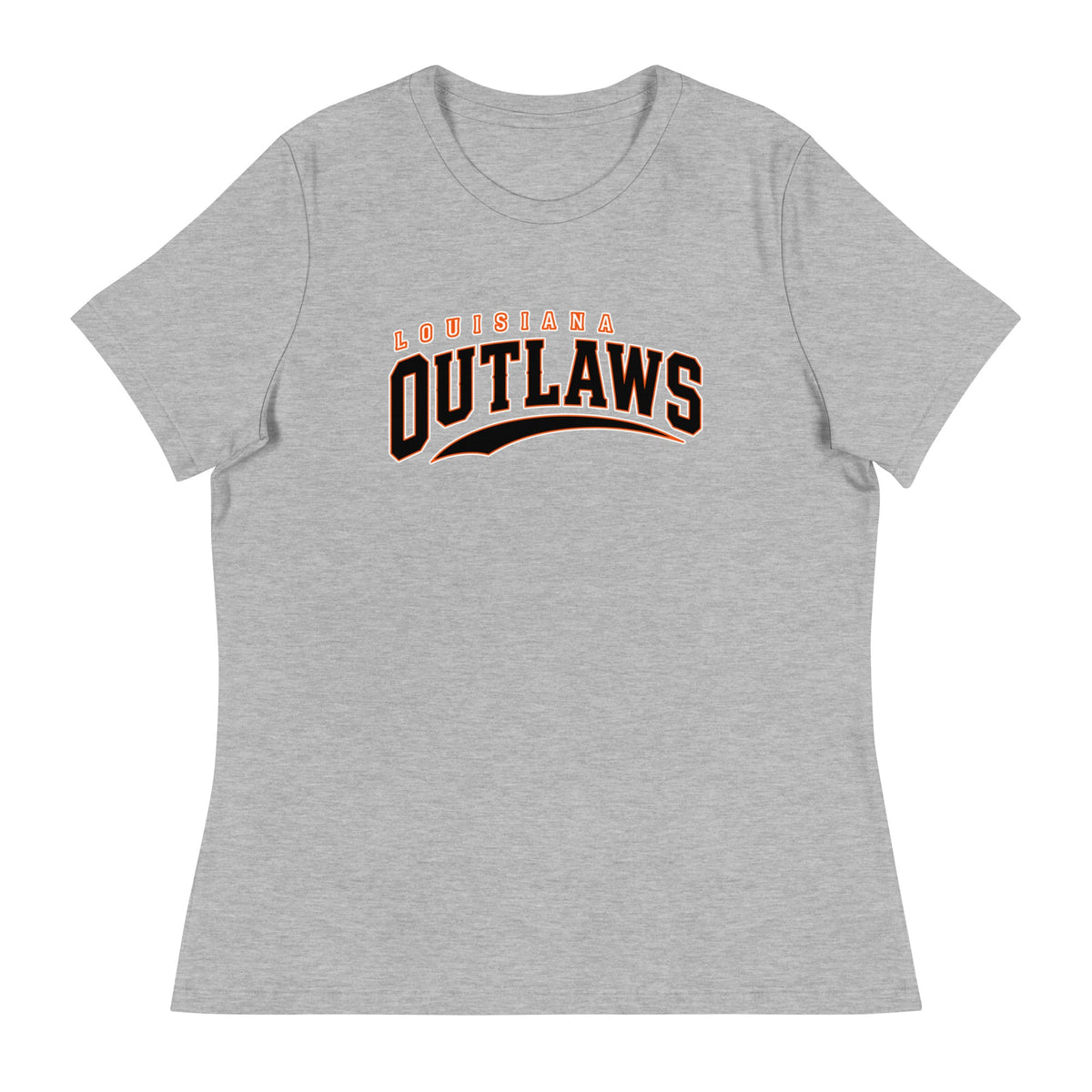 Performance | Women's Relaxed T Shirt | Louisiana Outlaws | Vanguard Logo