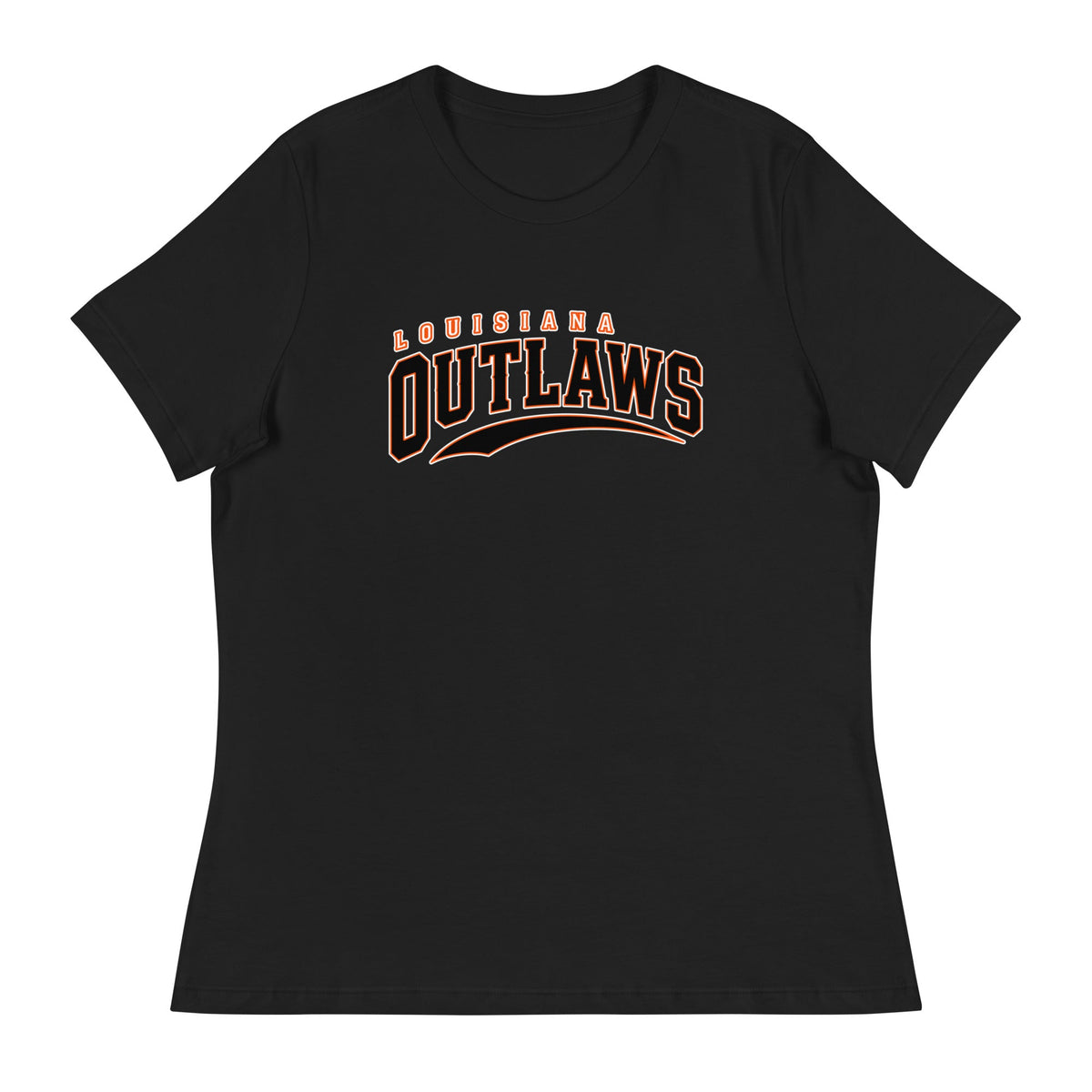 Performance | Women's Relaxed T Shirt | Louisiana Outlaws | Vanguard Logo