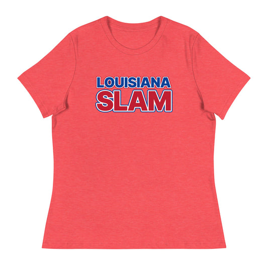 Performance | Women's Relaxed T Shirt | Louisiana Slam Baseball | Lettermark Alt Logo