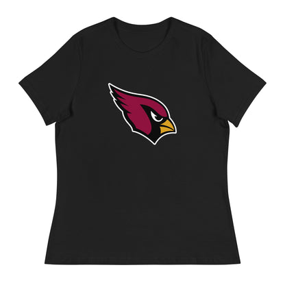 Performance | Women's Relaxed T Shirt | Lowell W Lacrosse | Redwing Mascot Logo