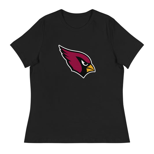 Performance | Women's Relaxed T Shirt | Lowell W Lacrosse | Redwing Mascot Logo