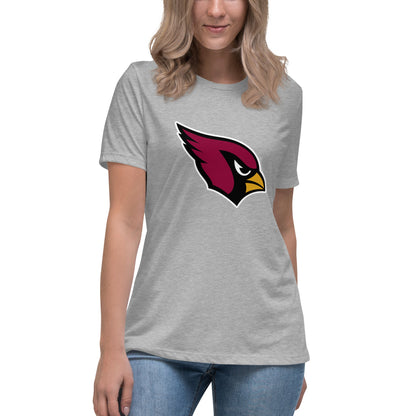 Performance | Women's Relaxed T Shirt | Lowell W Lacrosse | Redwing Mascot Logo