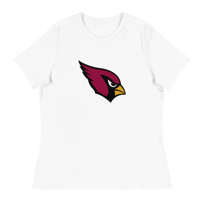 Performance | Women's Relaxed T Shirt | Lowell W Lacrosse | Redwing Mascot Logo