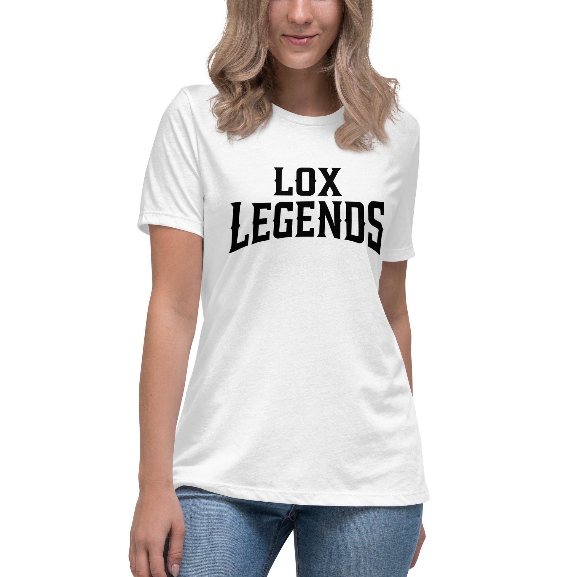 Performance | Women's Relaxed T Shirt | Lox Legends | Script Logo