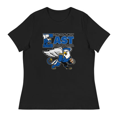 Performance | Women's Relaxed T Shirt | LWE Flag Football | Vanguard Logo