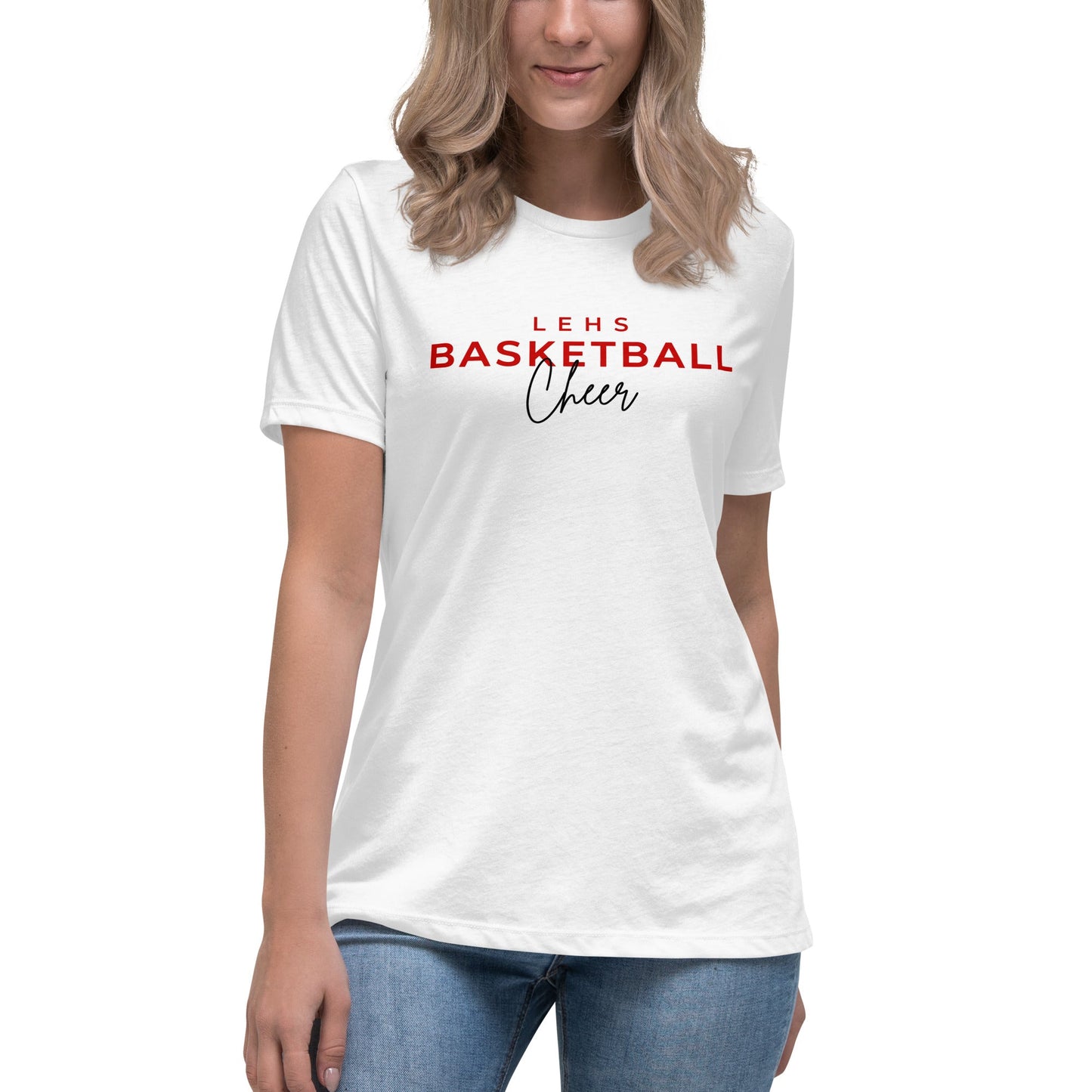 Performance | Women's Relaxed T Shirt | Lynn English Cheerleading | Bulldogs Basketball Logo