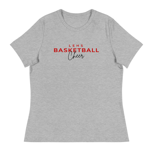 Performance | Women's Relaxed T Shirt | Lynn English Cheerleading | Script Logo