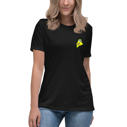 Performance | Women's Relaxed T Shirt | Maine Soccer Development | Pocket Logo