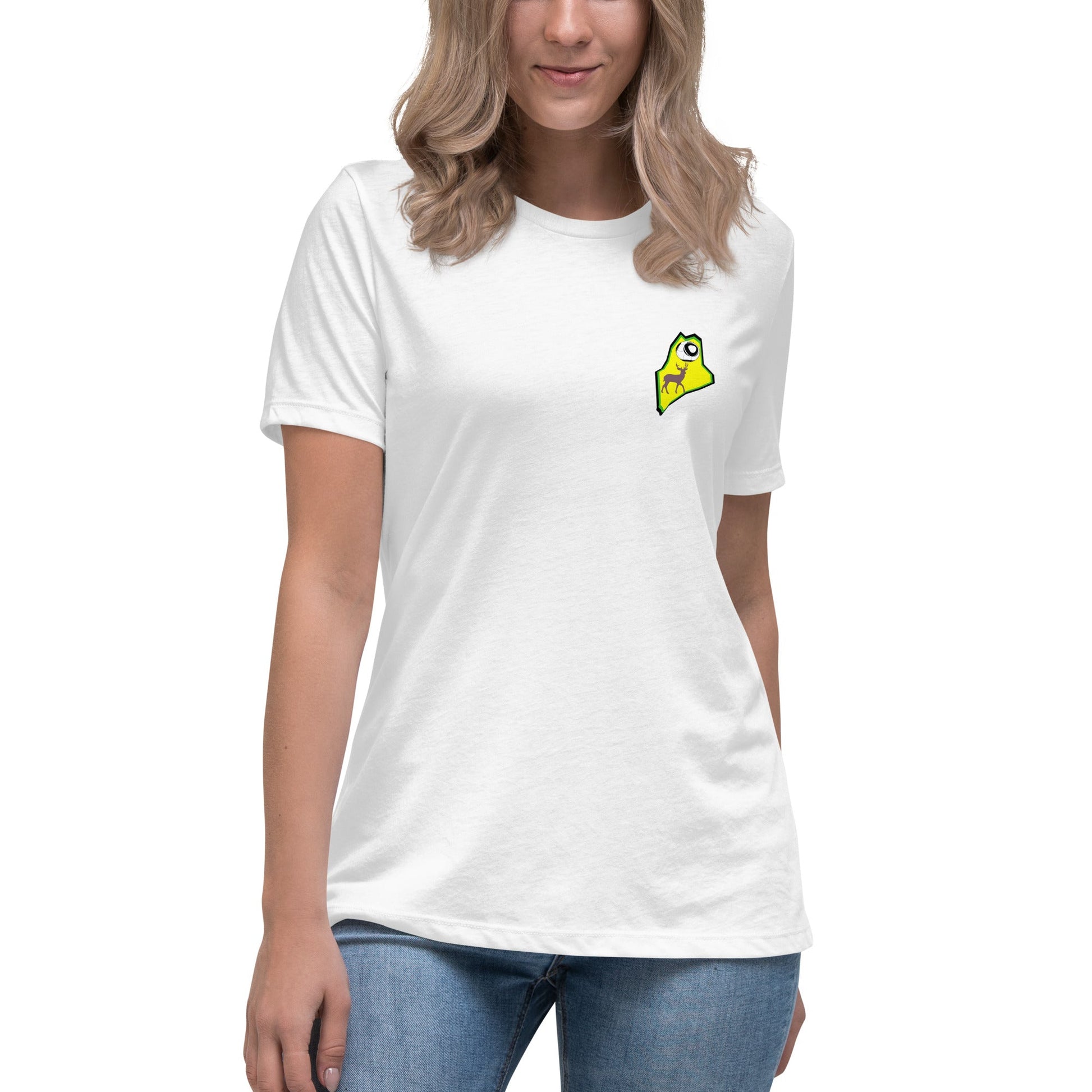 Performance | Women's Relaxed T Shirt | Maine Soccer Development | Pocket Logo