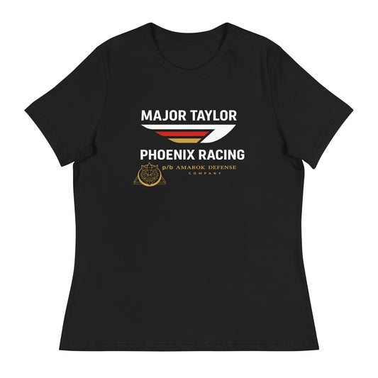 Performance | Women's Relaxed T Shirt | Major Taylor Phoenix Racing p/b Amarok Defense Company