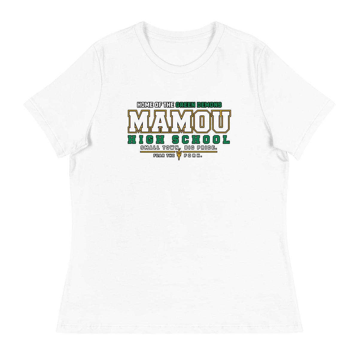Performance | Women's Relaxed T Shirt | Mamou High School | Vanguard Logo