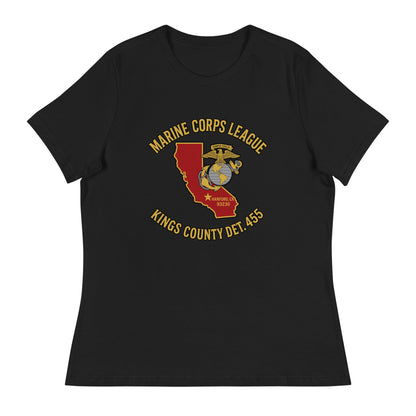 Performance | Women's Relaxed T Shirt | Marine Corps League kings County Det 455 | Crest Logo