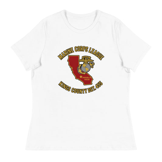 Performance | Women's Relaxed T Shirt | Marine Corps League kings County Det 455 | Crest Logo