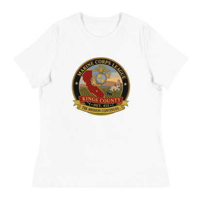 Performance | Women's Relaxed T Shirt | Marine Corps League kings County Det 455 | Shield Logo