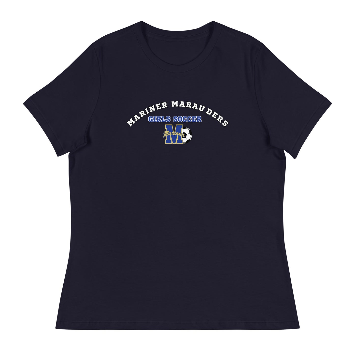 Performance | Women's Relaxed T Shirt | Mariner girls soccer | Crest Logo