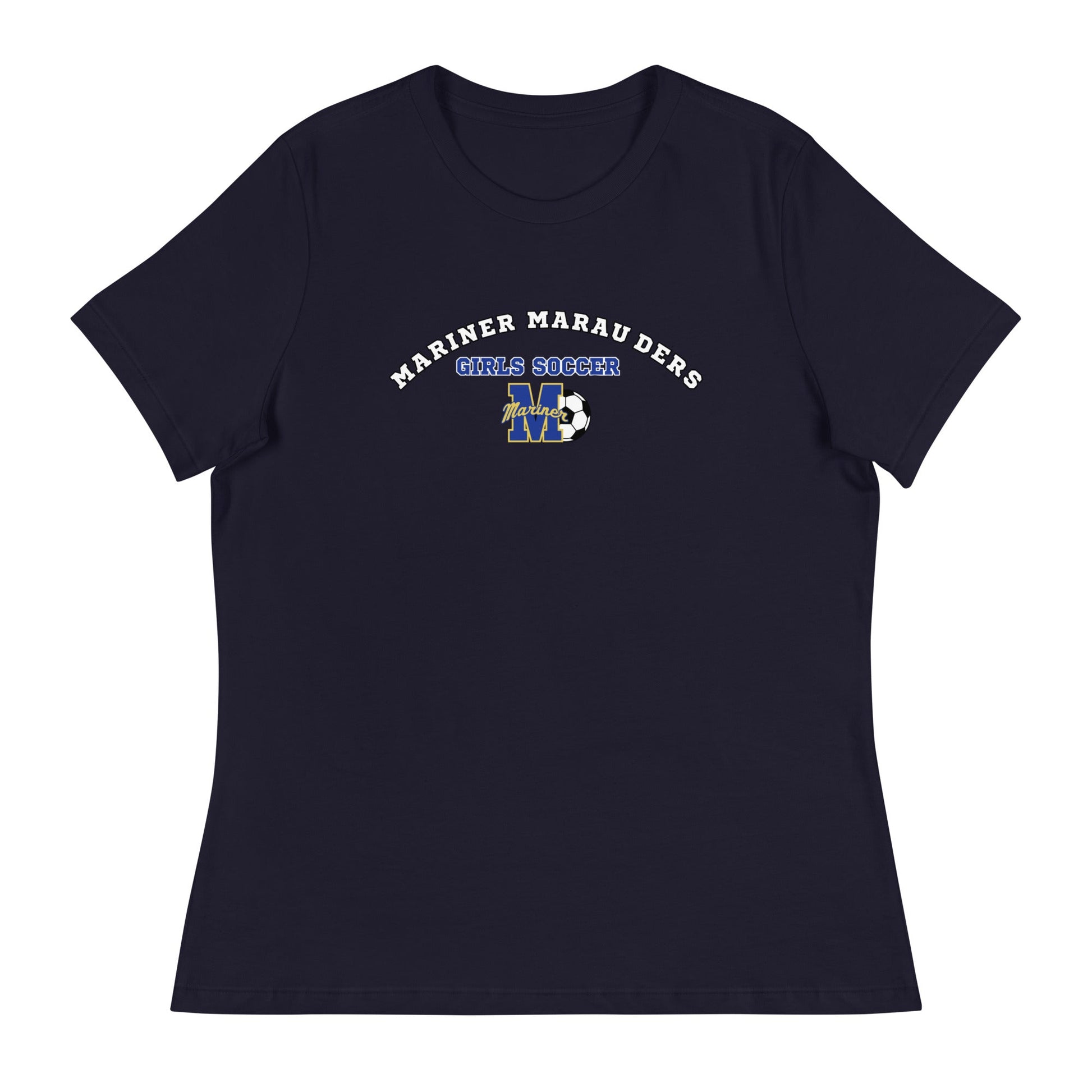 Performance | Women's Relaxed T Shirt | Mariner girls soccer | Crest Logo