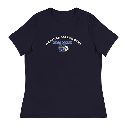 Performance | Women's Relaxed T Shirt | Mariner girls soccer | Crest Logo