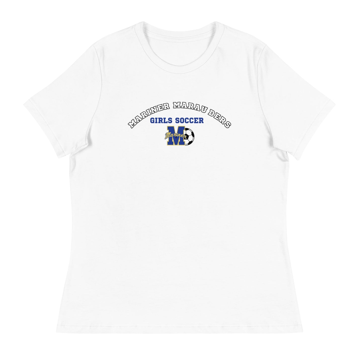 Performance | Women's Relaxed T Shirt | Mariner girls soccer | Crest Logo