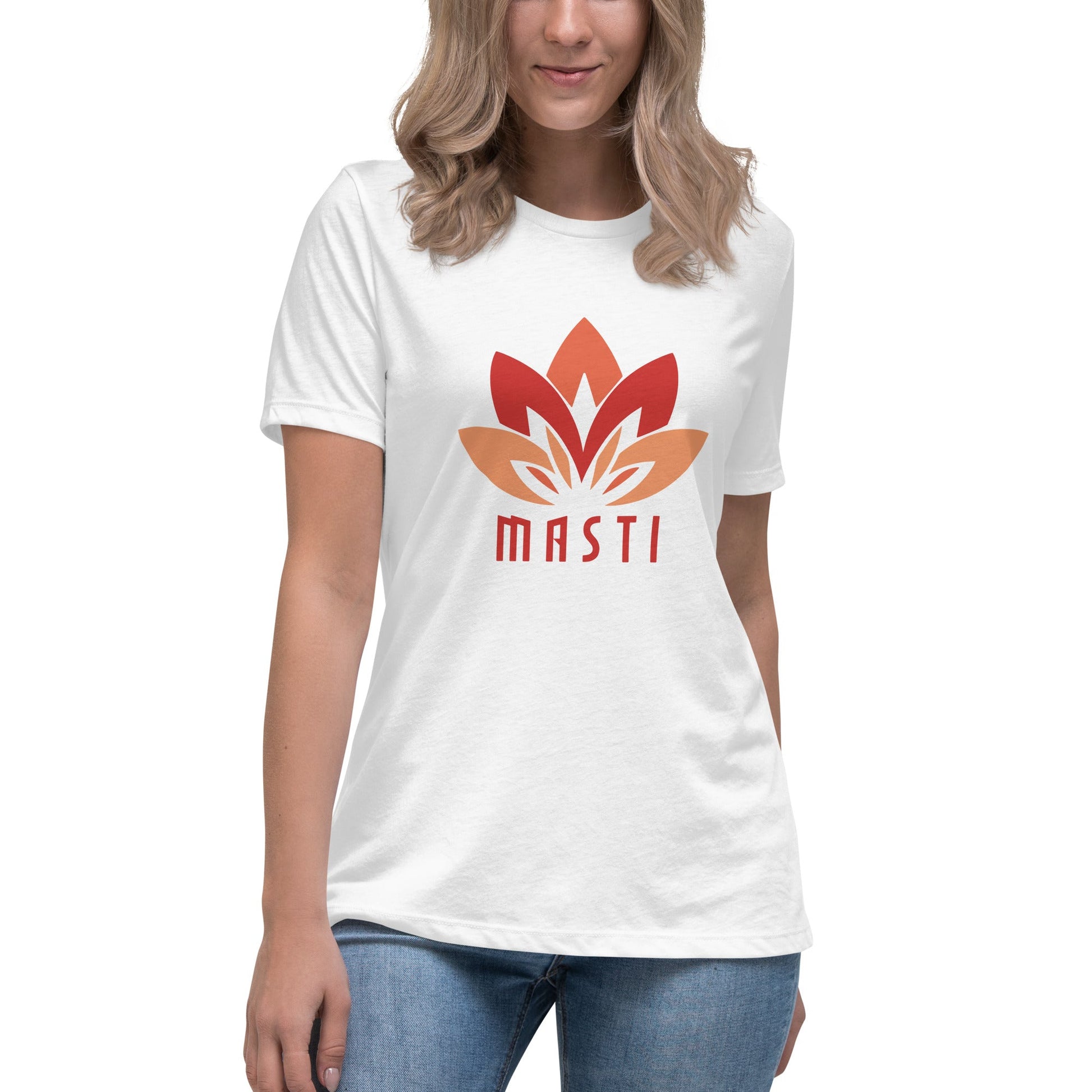 Performance | Women's Relaxed T Shirt | MASTI | Lotus Logo