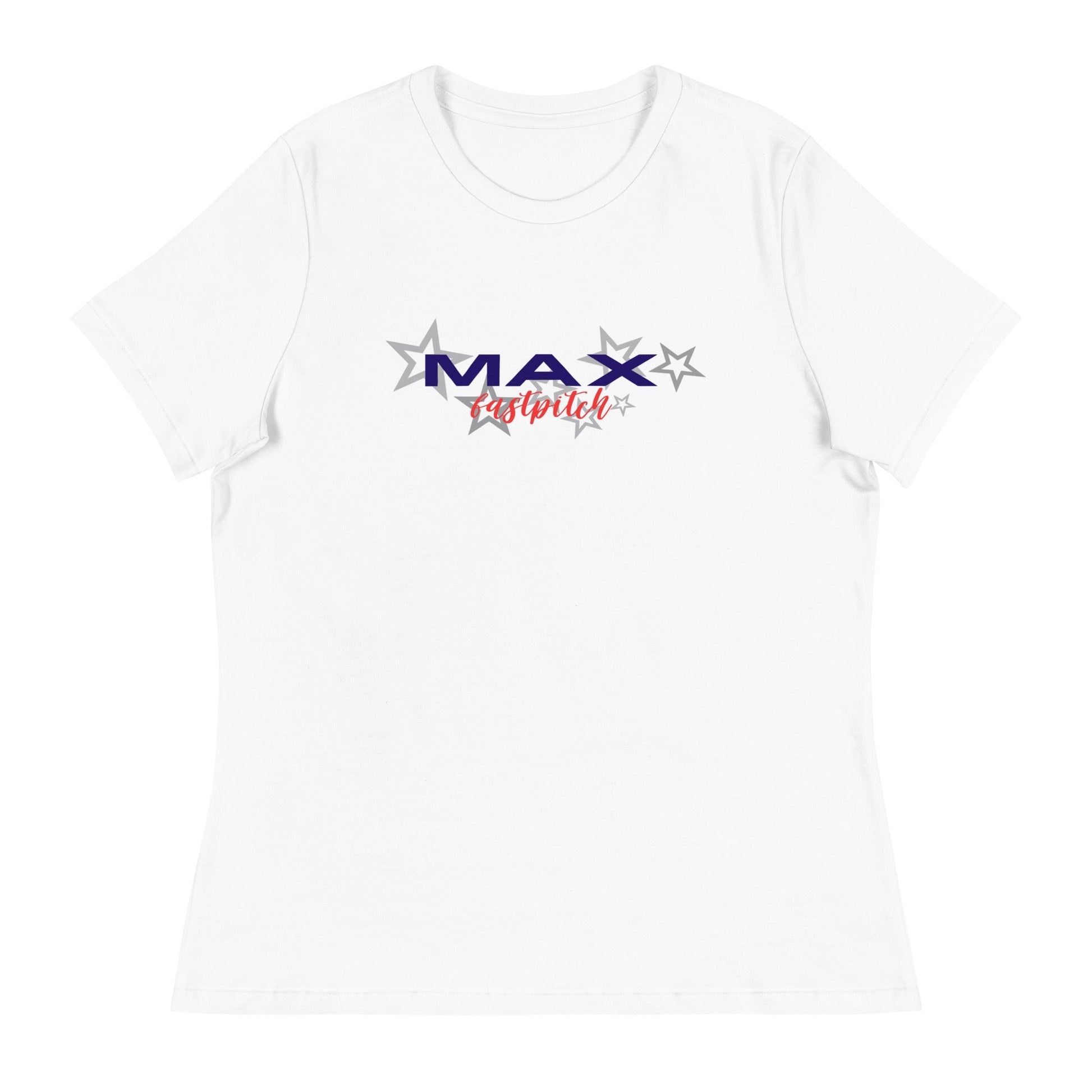 Performance | Women's Relaxed T Shirt | MAX Fastpitch | Stars Logo