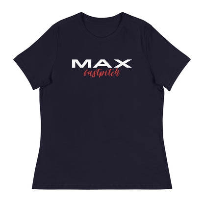 Performance | Women's Relaxed T Shirt | MAX Fastpitch | Stars Logo