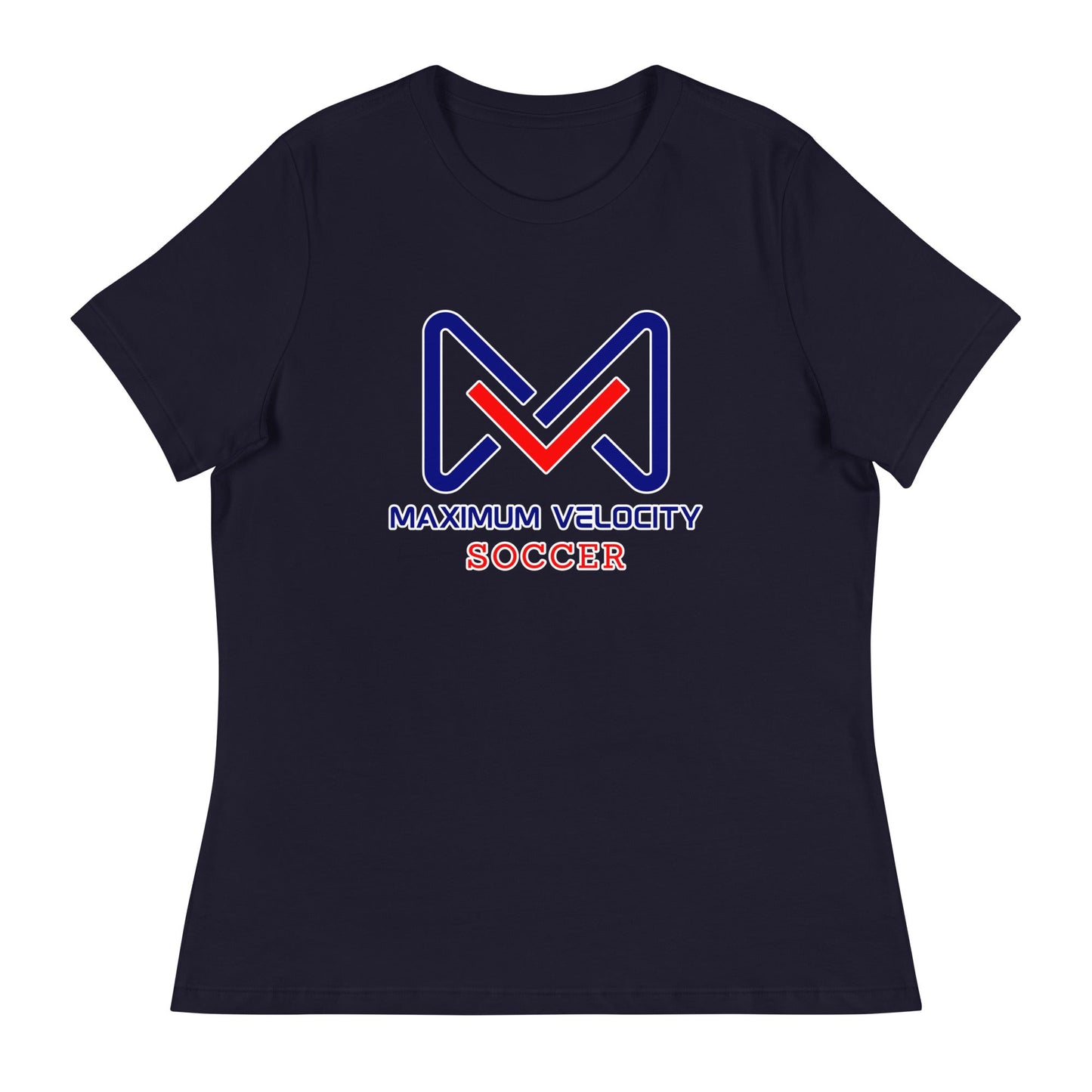 Performance | Women's Relaxed T Shirt | Maximum Velocity Youth Sports | Crest Logo