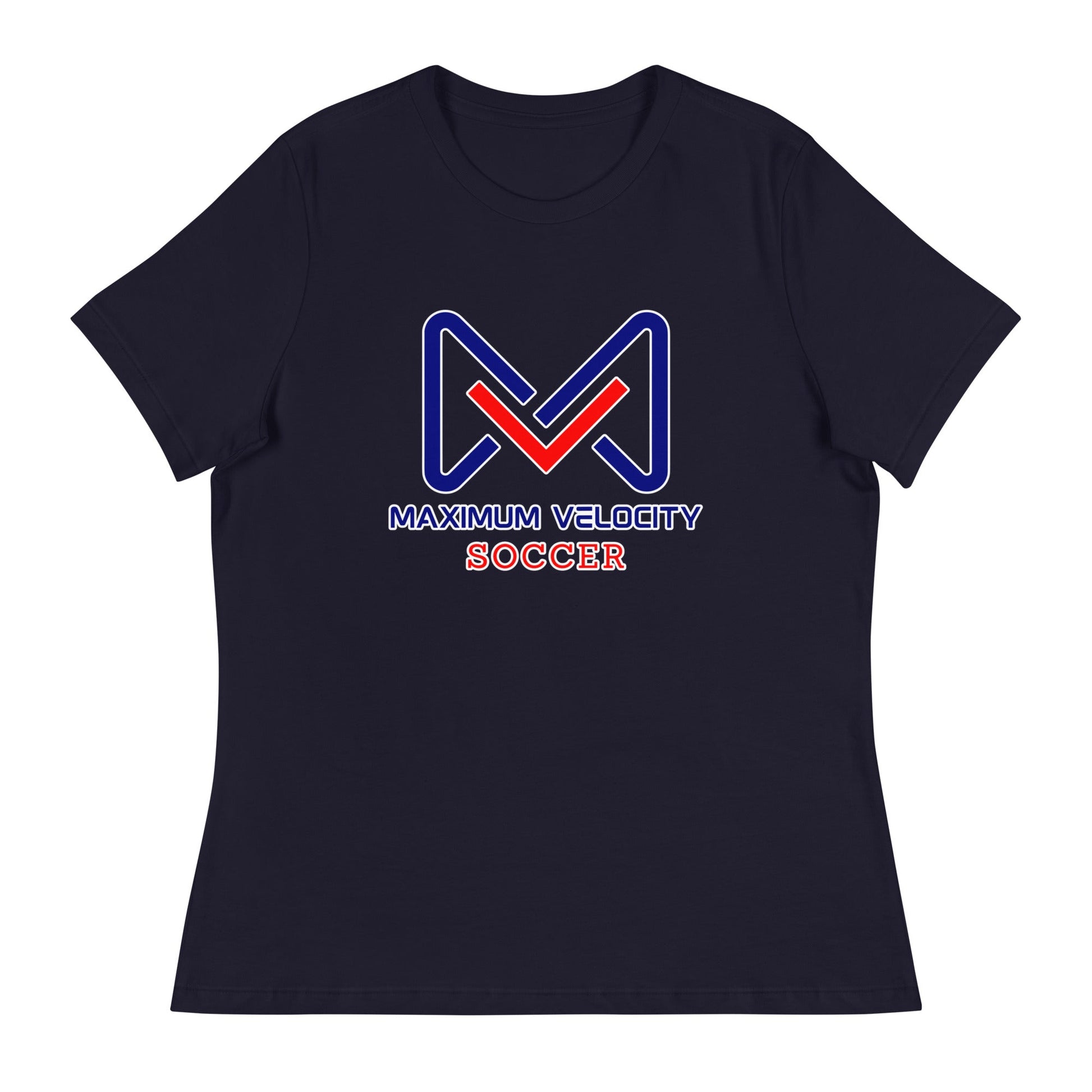 Performance | Women's Relaxed T Shirt | Maximum Velocity Youth Sports | Crest Logo