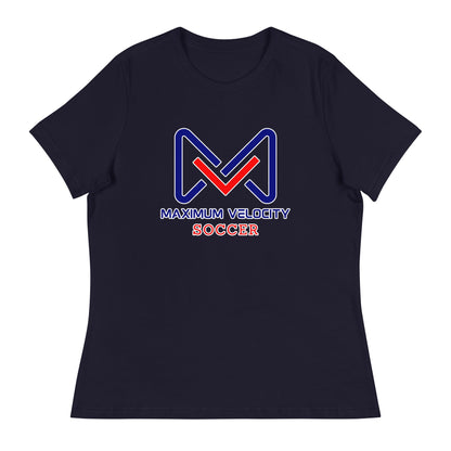 Performance | Women's Relaxed T Shirt | Maximum Velocity Youth Sports | Crest Logo