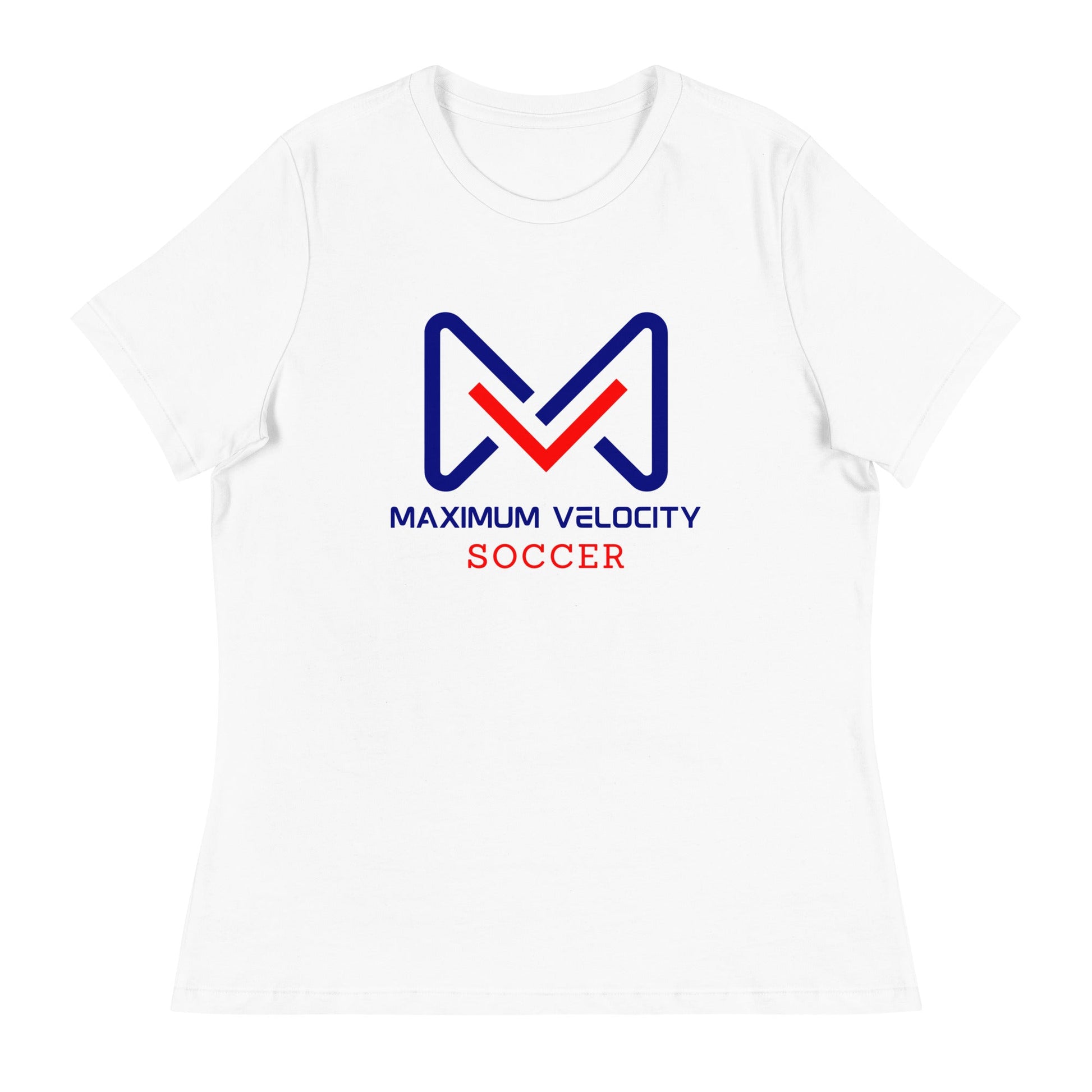 Performance | Women's Relaxed T Shirt | Maximum Velocity Youth Sports | Crest Logo