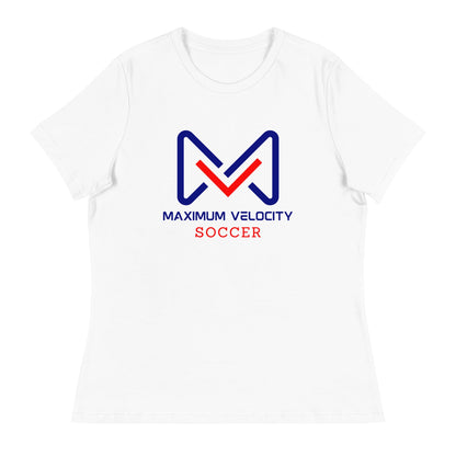 Performance | Women's Relaxed T Shirt | Maximum Velocity Youth Sports | Crest Logo
