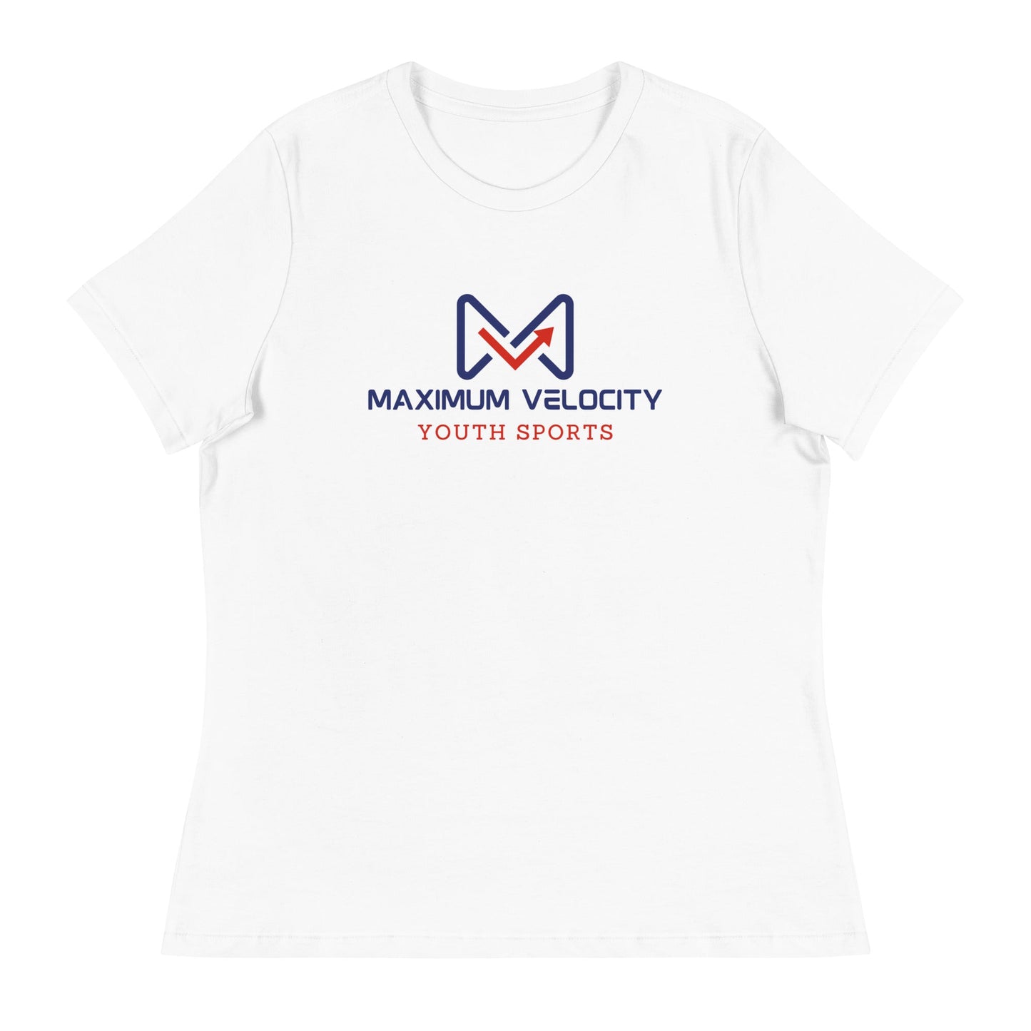 Performance | Women's Relaxed T Shirt | Maximum Velocity Youth Sports | Emblem Logo