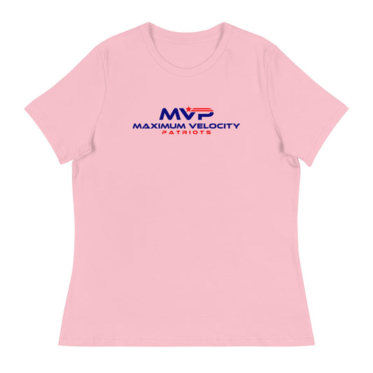 Performance | Women's Relaxed T Shirt | Maximum Velocity Youth Sports | Vanguard Logo