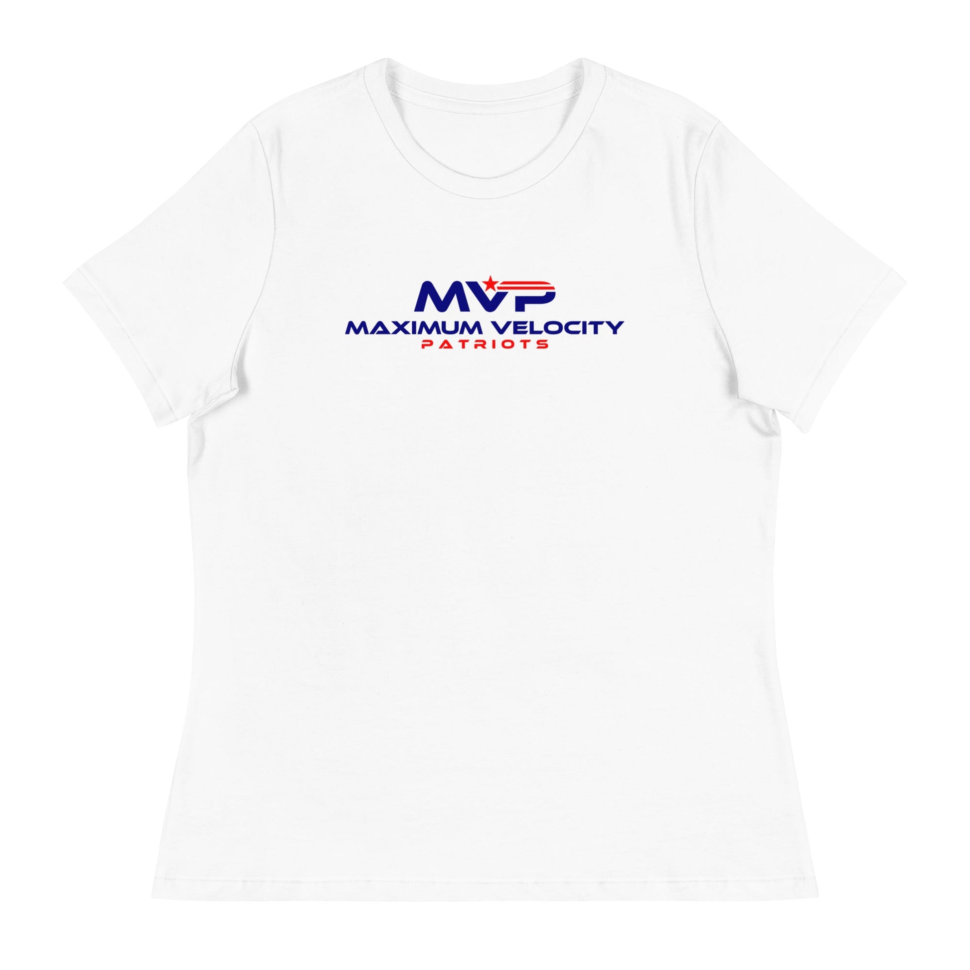 Performance | Women's Relaxed T Shirt | Maximum Velocity Youth Sports | Vanguard Logo