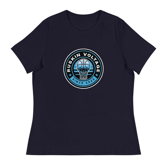 Performance | Women's Relaxed T Shirt | Maximum Voltage Athletics District | Hoop Crest Logo