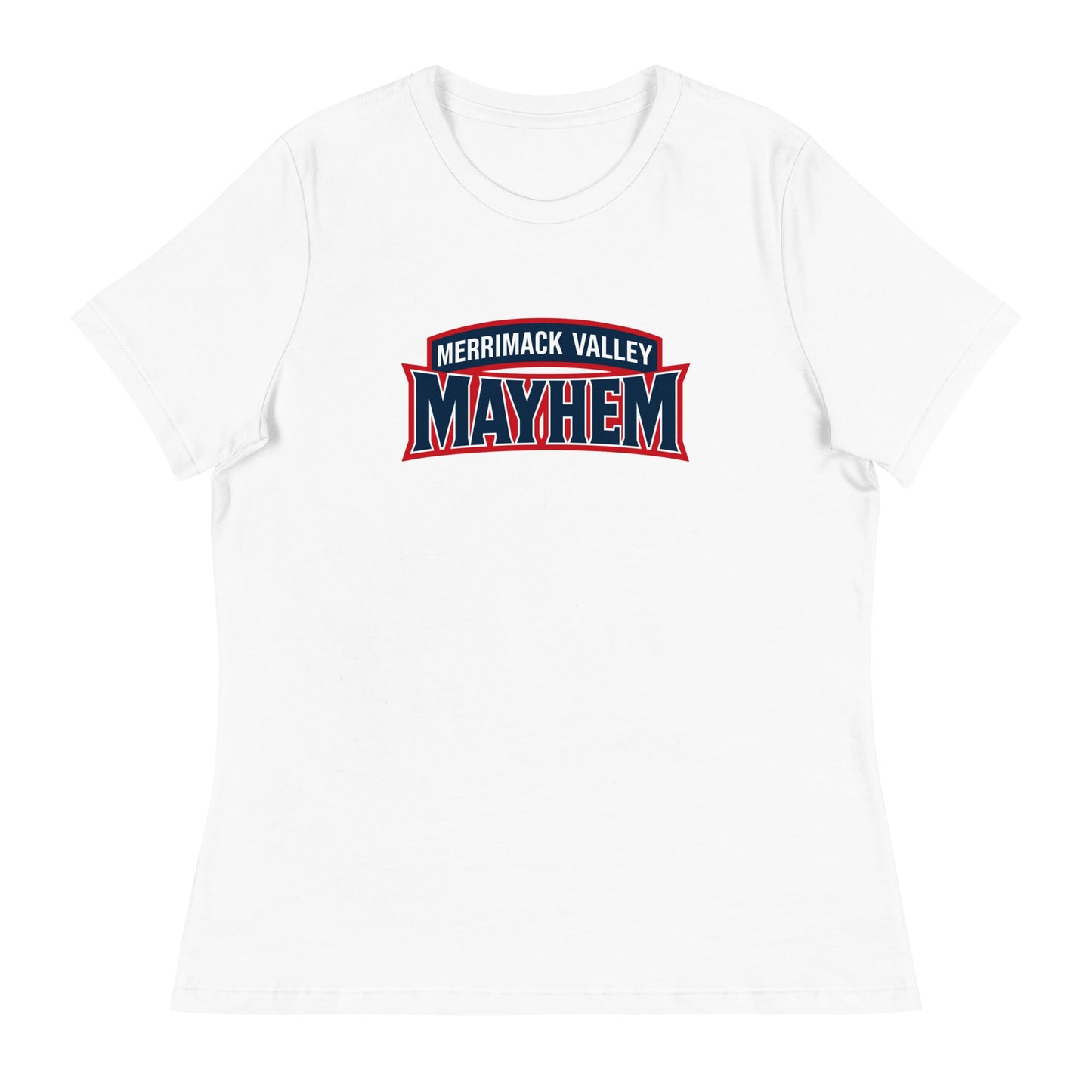 Performance | Women's Relaxed T Shirt | Merrimack Valley Mayhem | Script Logo